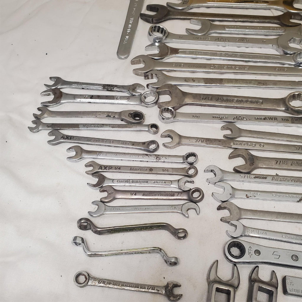 Lot of Assorted Matco, Kobalt, Armstrong and more Wrenches Set LOT-356