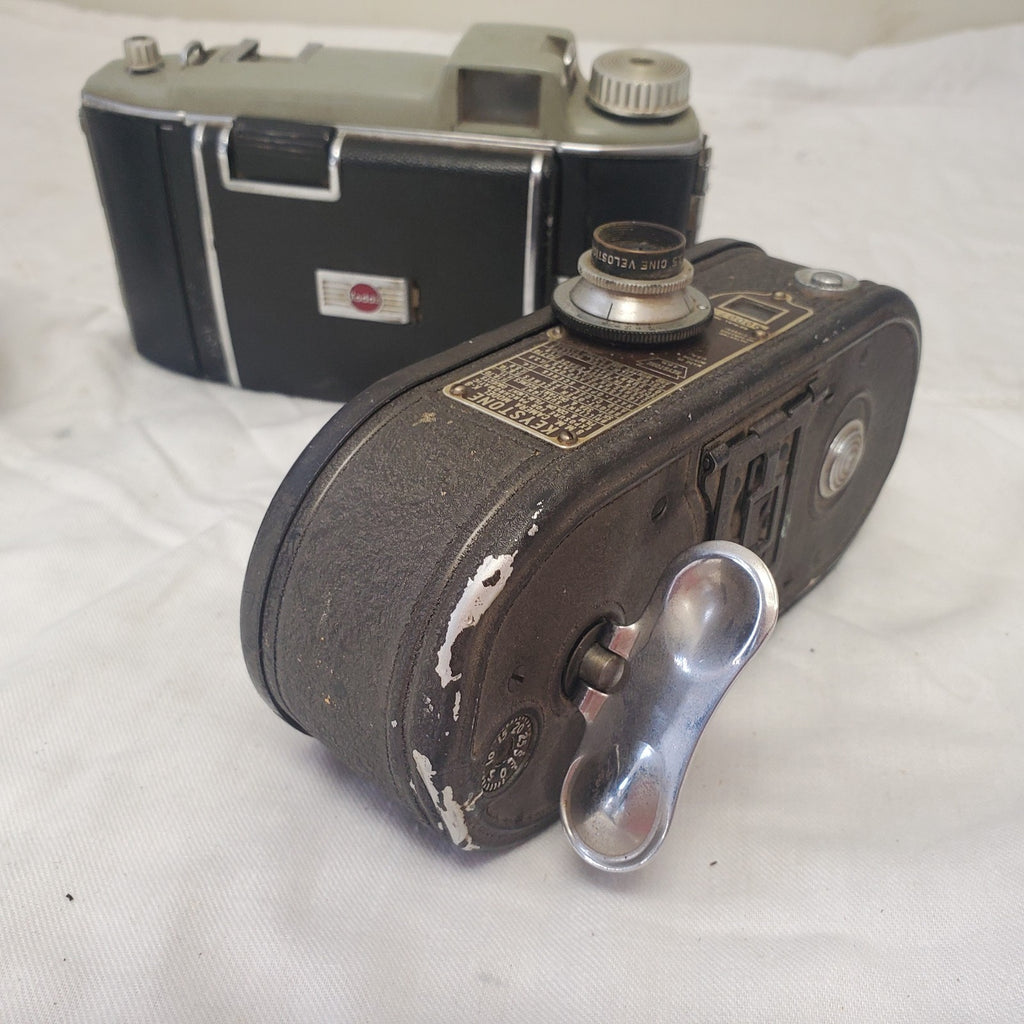 Lot of 3 Vintage Instamatic 304, Keytone 8 M.M & Kodak Tourist Camera
