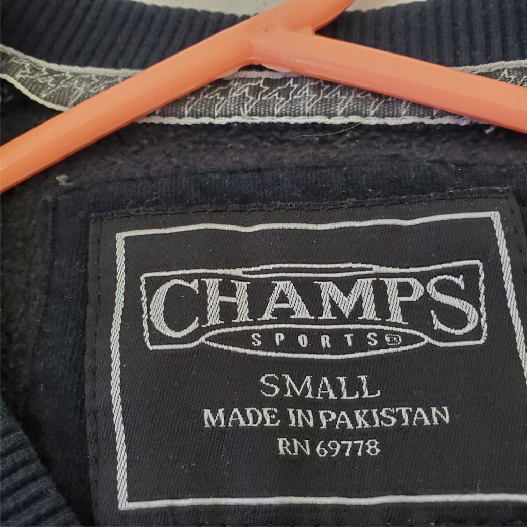 Champ Sports Men's Polo Full Sleeve T-shirt Black Size Small