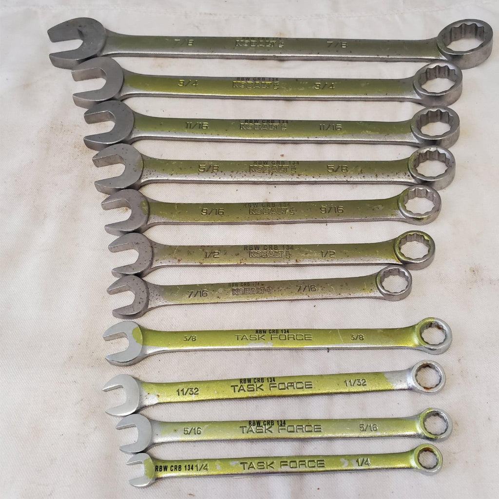 Lot of Assorted Combination Wrench Set Hand Tool LOT 471