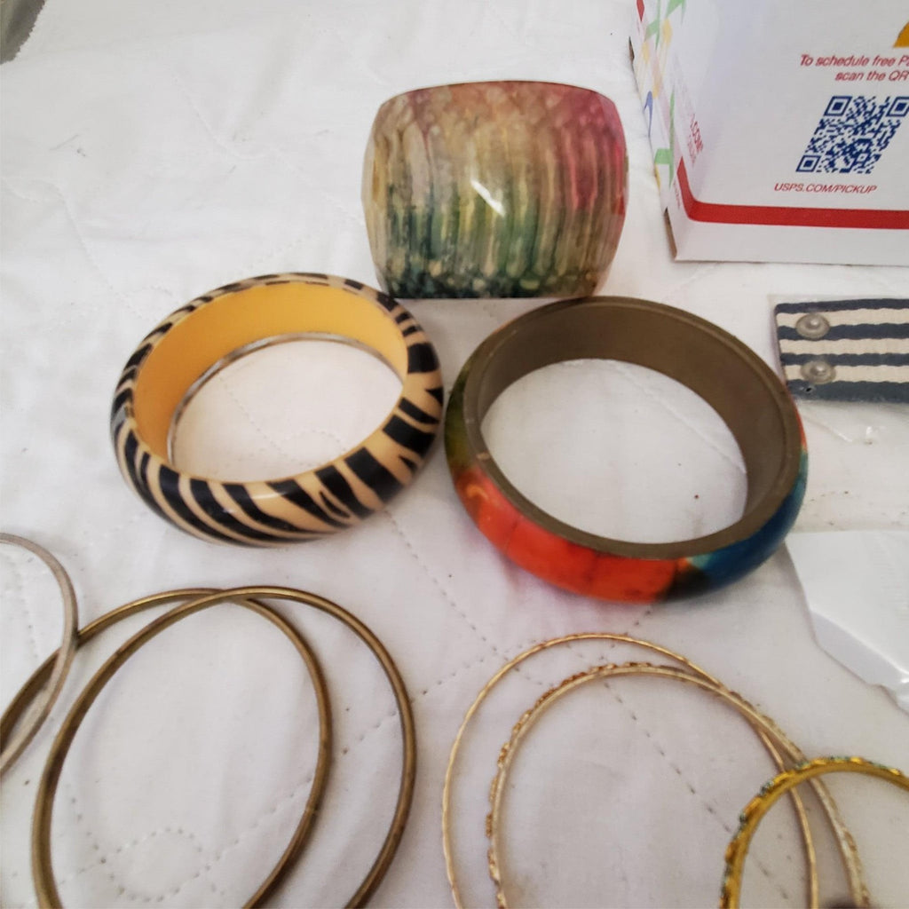 Lot of Assorted Various Bangles, Ear Rings & Bracelet LOT-8