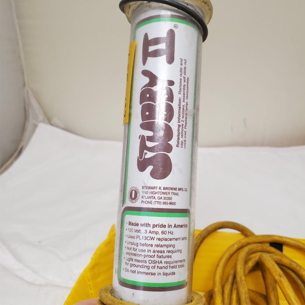 Stewart R Browne Stubby 120V Portable Handheld Work Light LOT-554