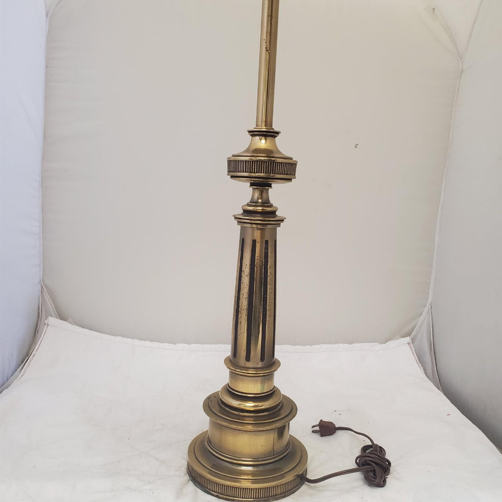 Vintage Stiffel Solid Brass Portable Table Lamp Y