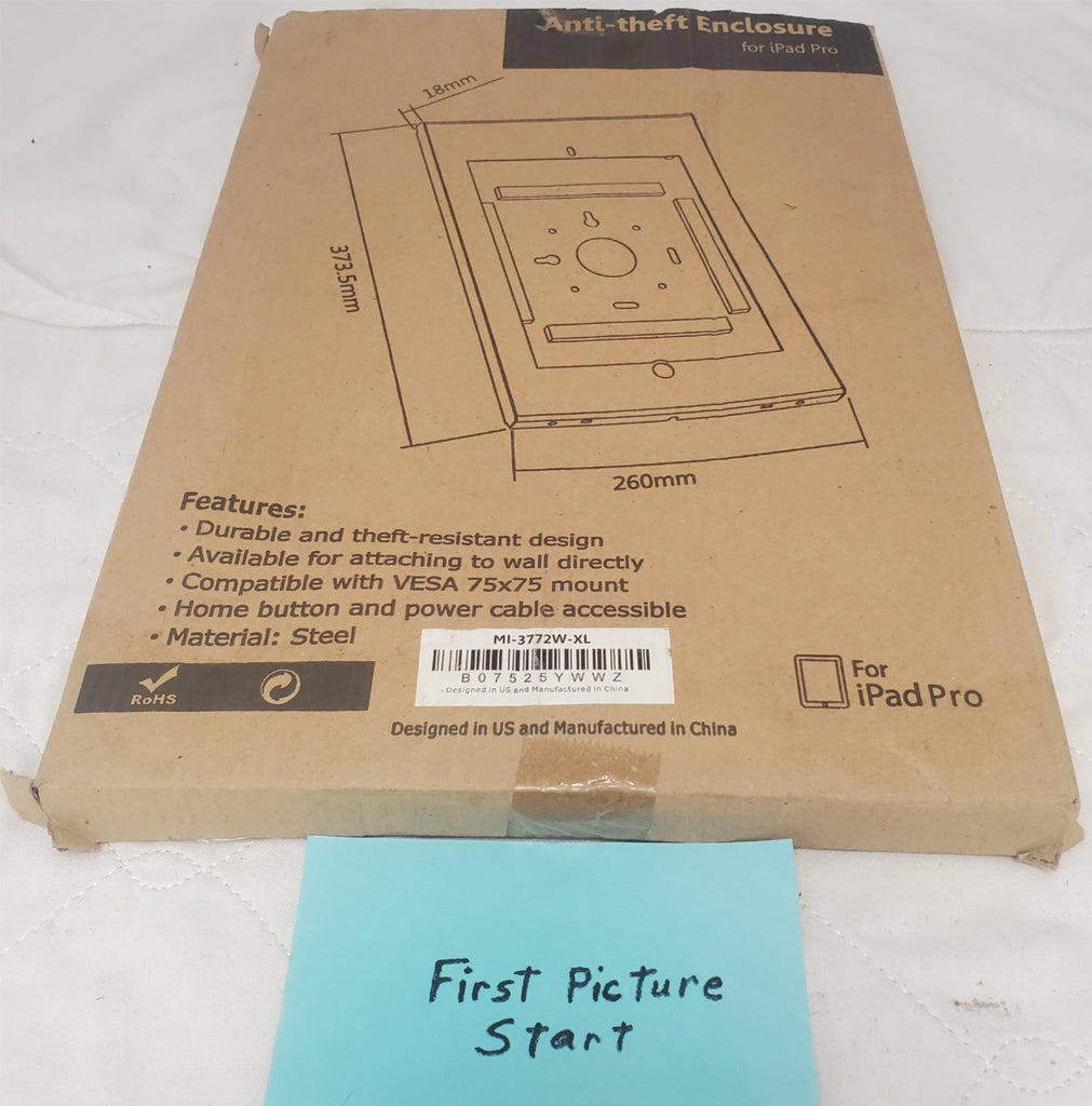 Mount-it MI-3772-XL Anti Theft iPad Pro Wall Mount Enclosure