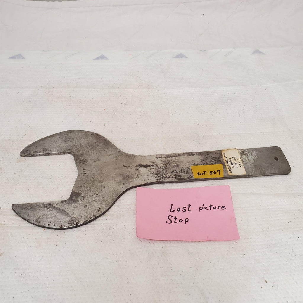 Vintage Large Open Ended Wrench LOT 567