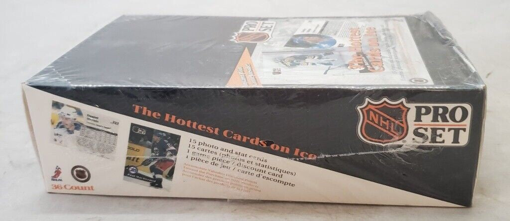 91-92 NHL Pro Set Ice Hockey Cards 36 Count Foil Pack Series 2 Box Sealed