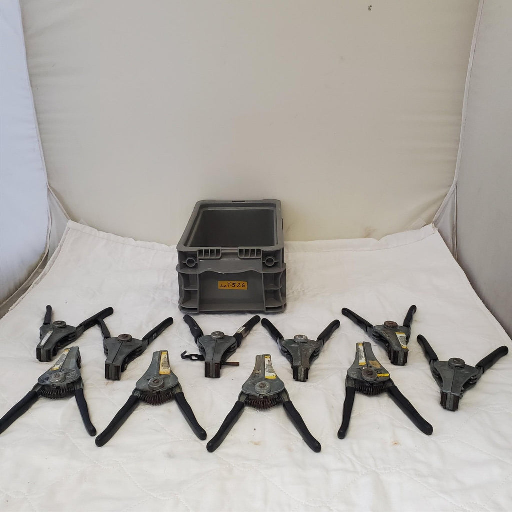 Lot of 10 IDEAL Custom Stripmaster Wire Strippers Black LOT 526