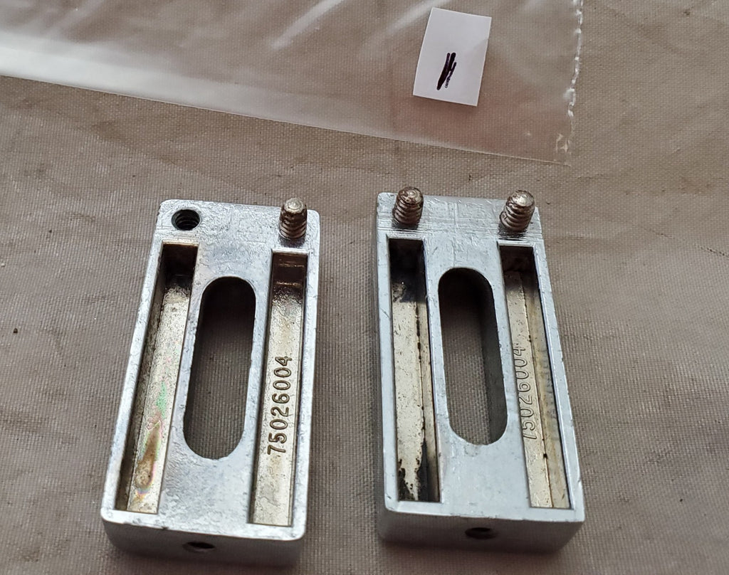 Two Peavey Electric Guitar Original Chrome Saddles