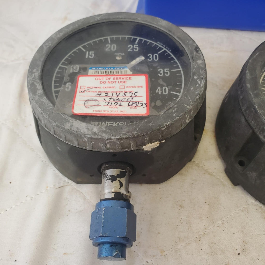 Lot of 3 Locamotive Lub Oil Pressure Gauges LOT 511