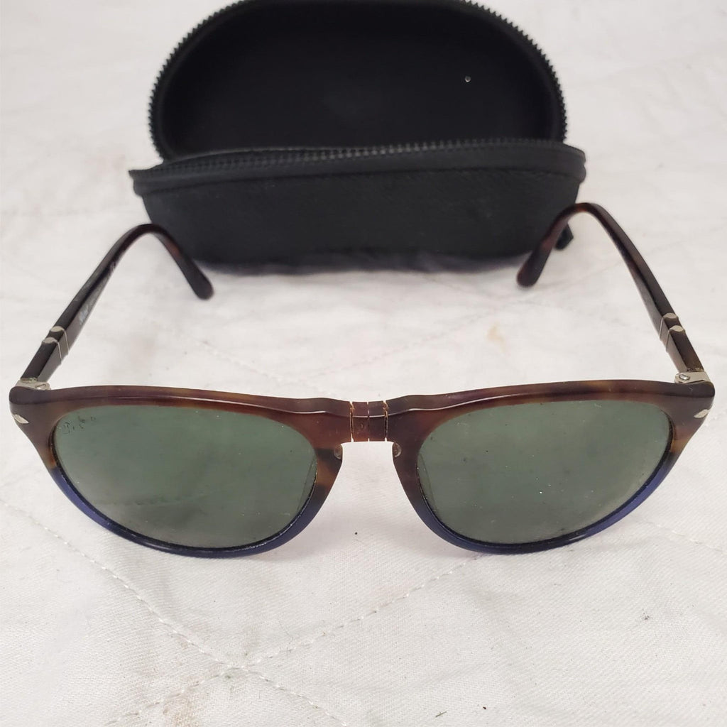Persol Polarized 9649-S Terra E Oceano Brown Sunglasses with Costa Zipper Case