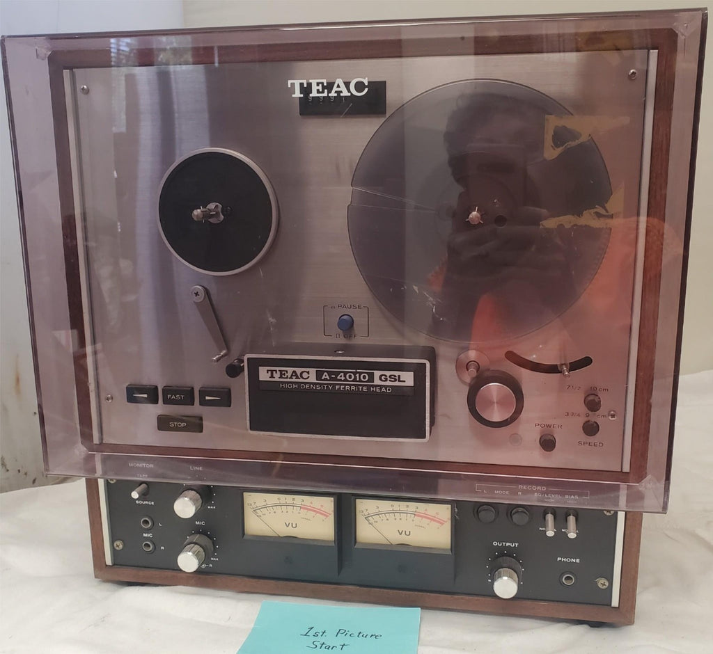 TEAC TCA-40 Simul-Trak with Twin RA-41 Record Amplifiers Vintage Reel Recorder 