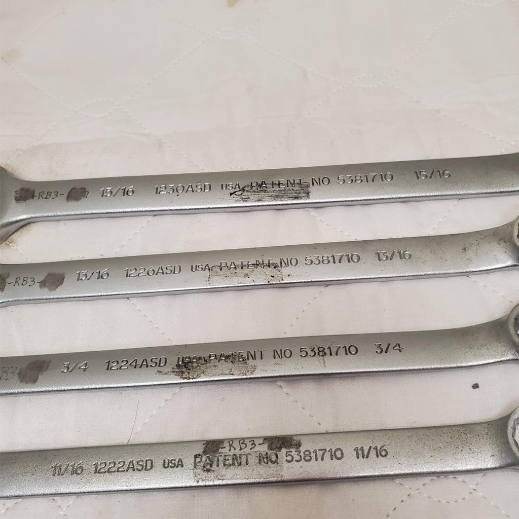 Lot of 4 Proto Anti-Slip Design Combination Wrench LOT-762