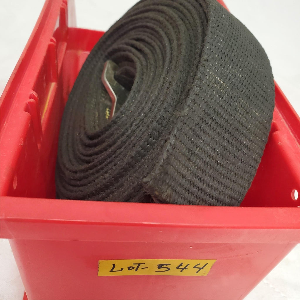 Black Winch Straps with Flat Hook LOT-544