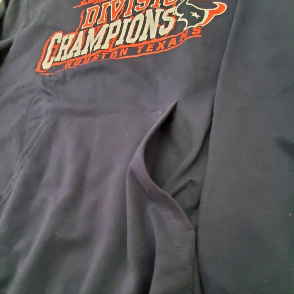 Houston Texans NFL 2015 AFC South Division Champions Hoodie Hooded Coat 2XL