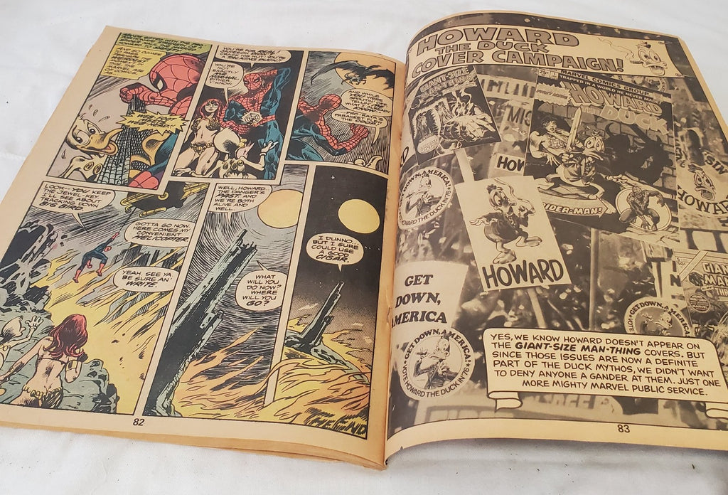 Giant Comic Howard the Duck Joins Defenders Marvel Treasury #12
