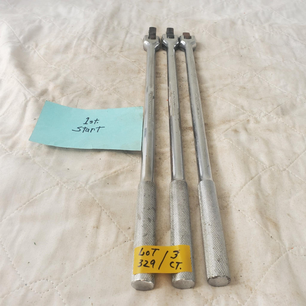 Lot of 3 PROTO Drive Flex Head Breaker Bar Extension LOT329