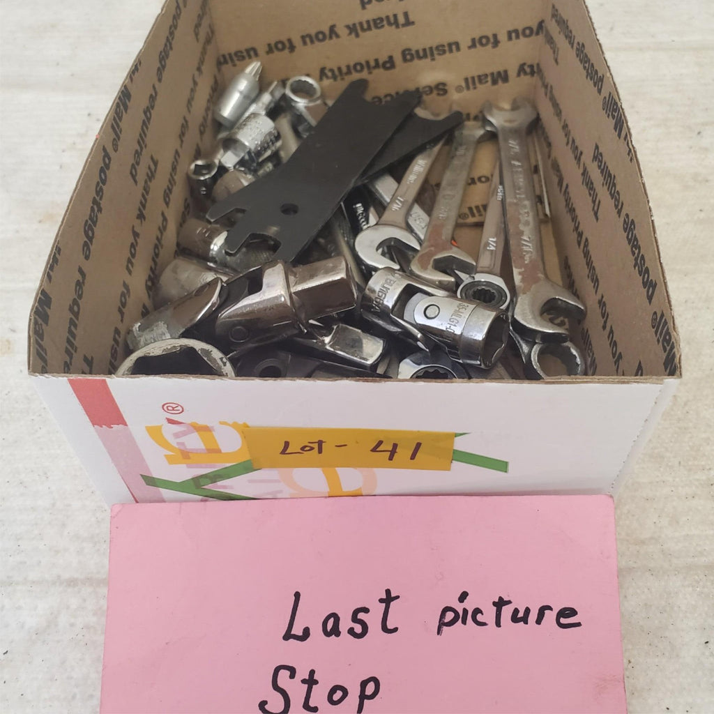 Lot of Assorted Double End Box Wrench, Combination Wrench & other Tools LOT 41