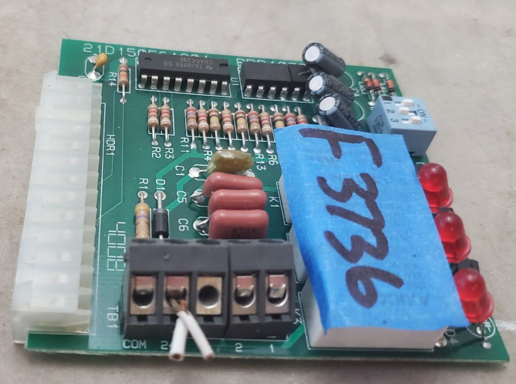 Trane Zettler Zone / Bypass Control Card Zzcardal010 21D150561G01 054165