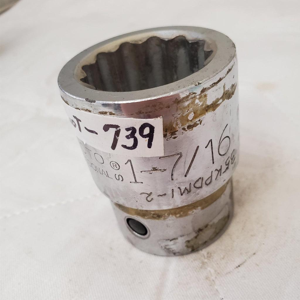 PROTO 5746 USA  1-7/16” Heavy-Duty Socket Tool - LOT 739