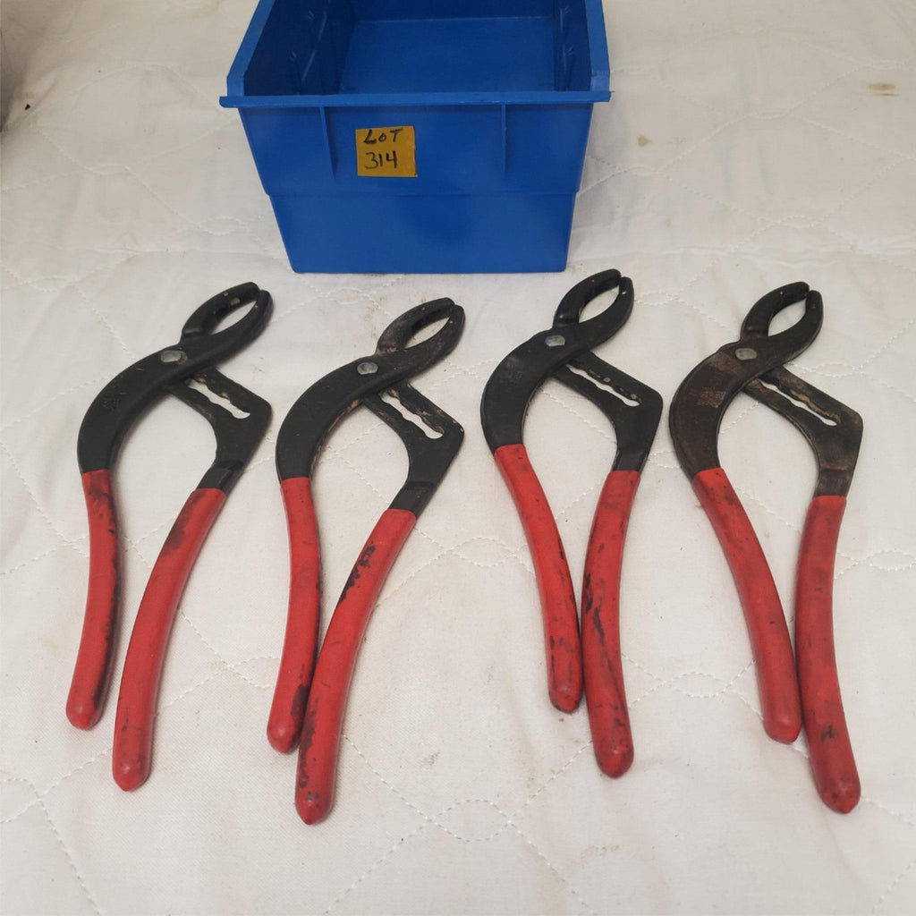 Lot of 4 Proto 253G Soft Jaw Cannon Plug Pliers LOT-314