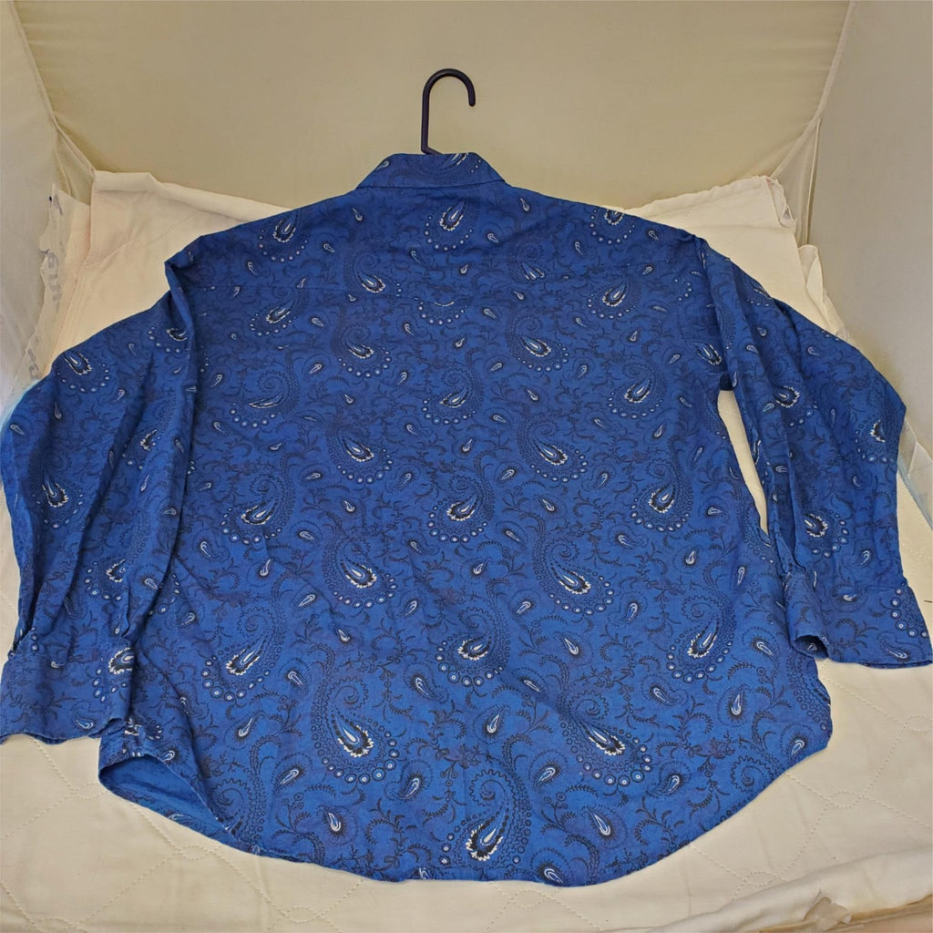 Rafter Short Sleeve & Panhandle Long Sleeve Shirts Blue and Red Size Medium