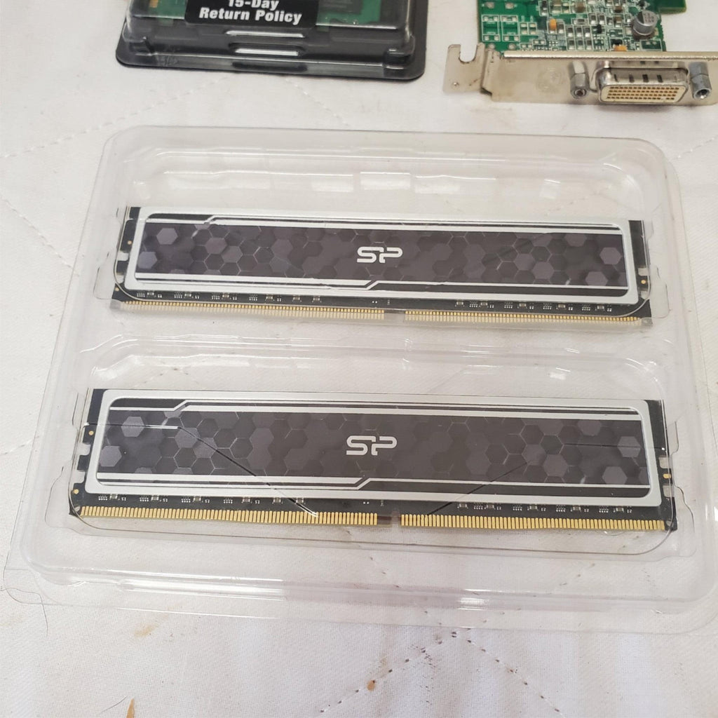 Lot of Various Computer Ram, PCI Adapter & Graphic Card