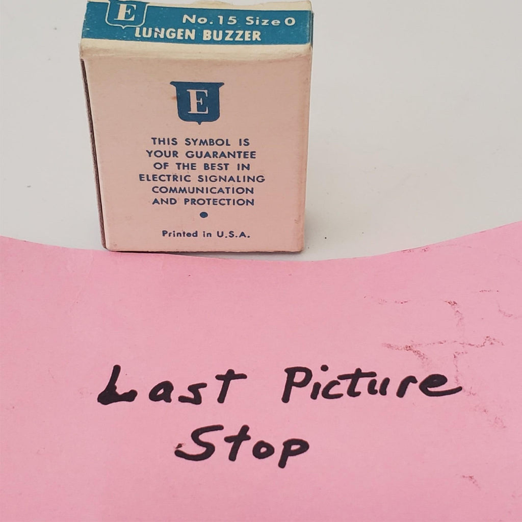 Vintage Edwards Signaling Lungen Buzzer No. 15 Size 0