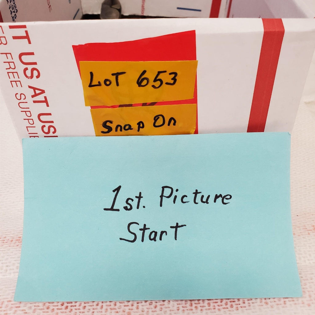 Lot of 5 Snap-on Long Diagonal Cutters Pliers Red Soft Handle LOT-653