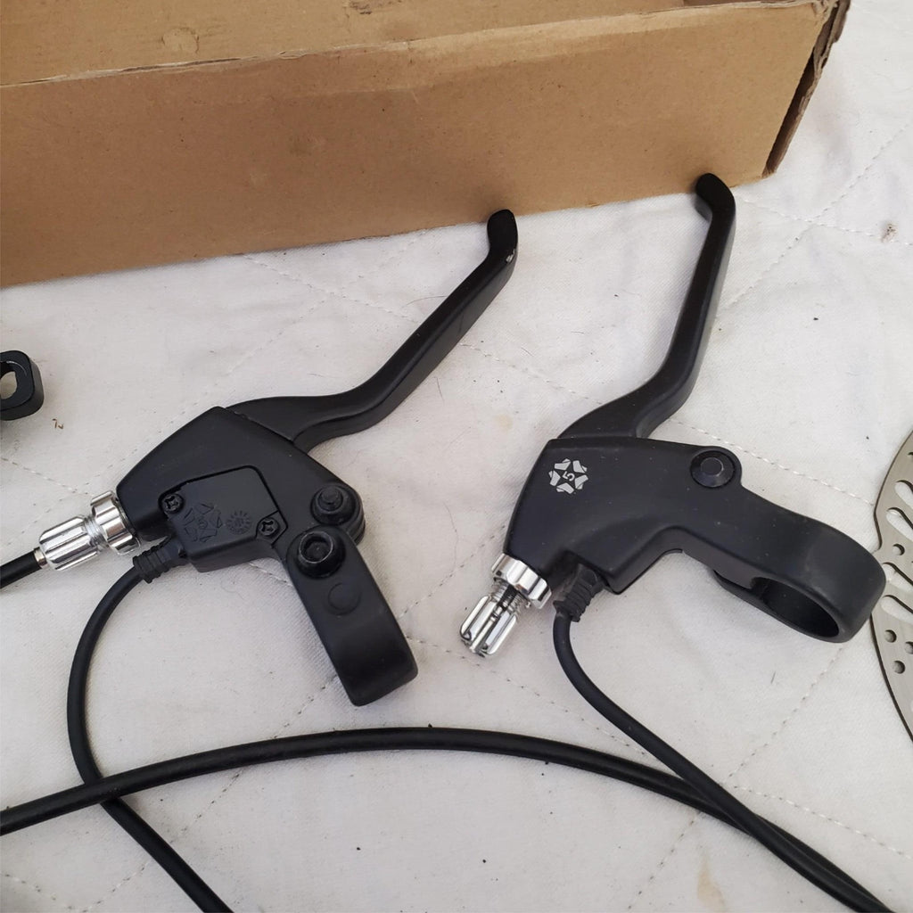 Tektro MTB 160mm Rotors Hydraulic Disc Brakes Kit w/ Cable & Housing 