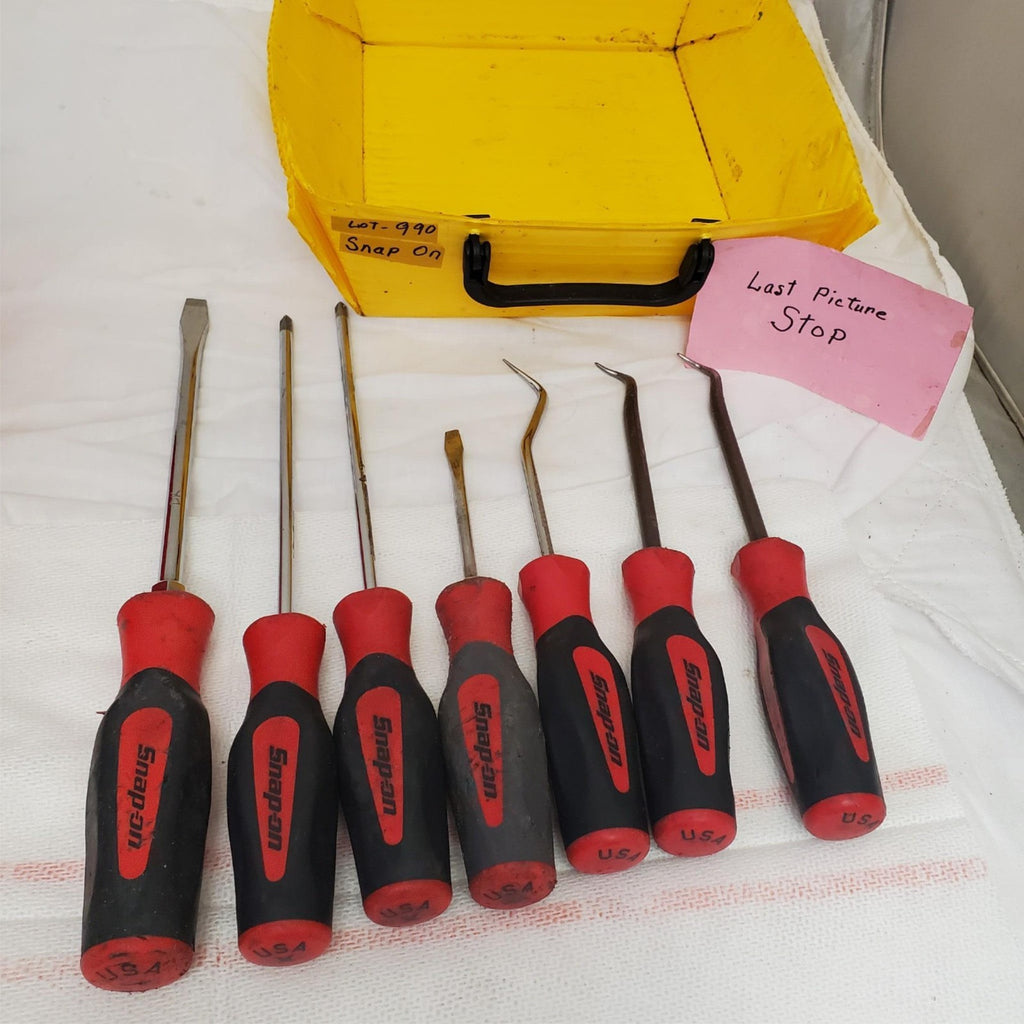 Lot of 7 Assorted Snap-On Screwdriver LOT-990