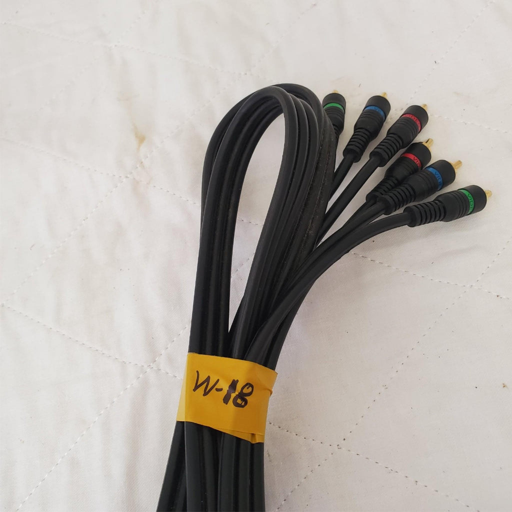 Multi Brand Compatible 3-RCA Component Video/Audio Cable W18