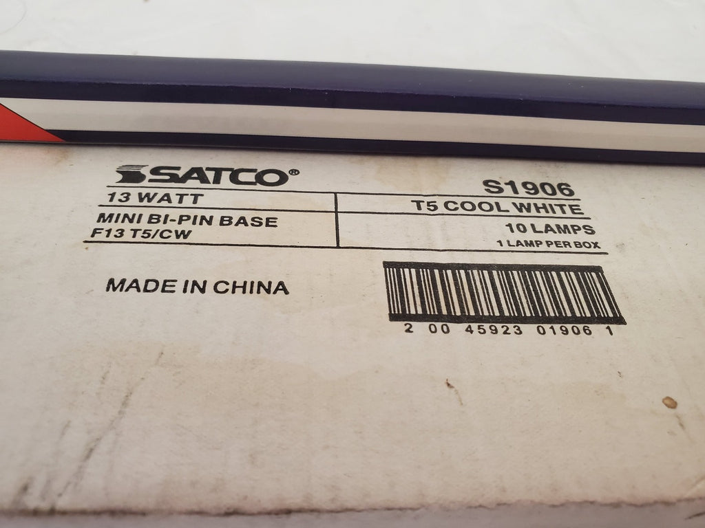 Lot of 10 Satco 13w 15 tube F13T5/CW Lamps