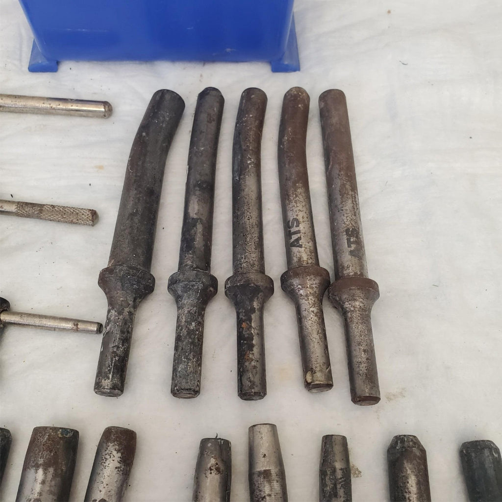 Lot of ATS Rivet Shank Collar Buster Bits, Drill Chuck Key LOT-696