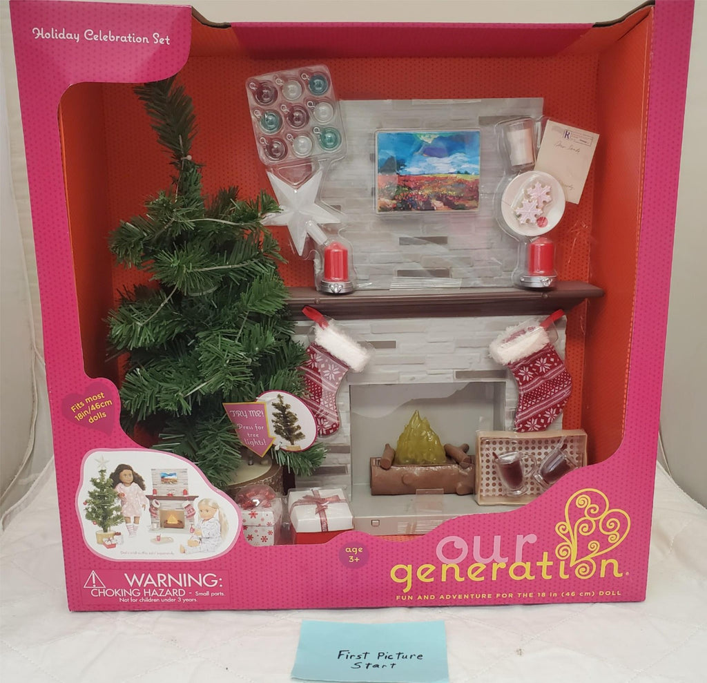 Our Generation Holiday Celebration Set w/ Seasonal Accessories for 18Inch Dolls