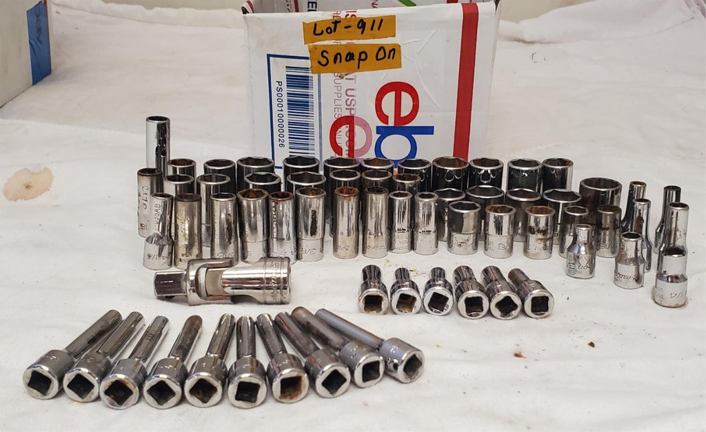 Lot of 64 pc Assorted  Snao on Sockets, Chrome LOT-911