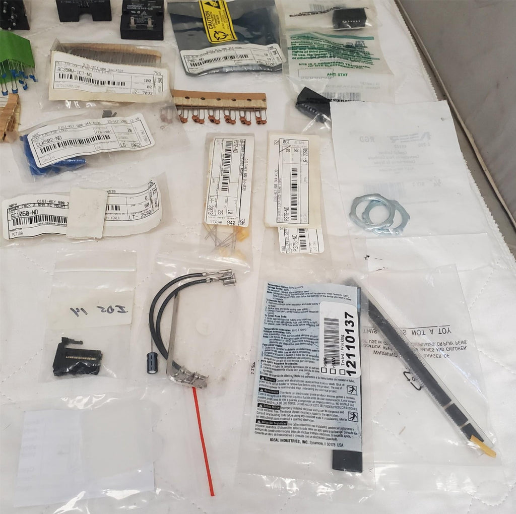 Large Lot of Omron Omega Switches Relays Electronics Parts