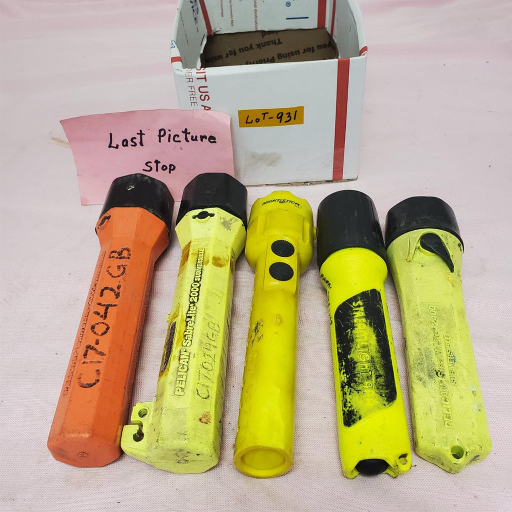 Lot of 5 NightStick Intrinsically Safe Flashlight LOT-931