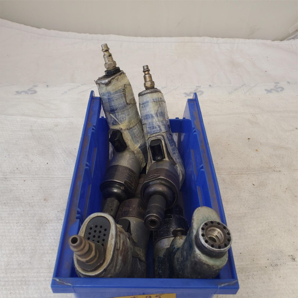 Lot of 4 Rockwell Pistol Grip Pneumatic Air Drill Air Tool Lot-95