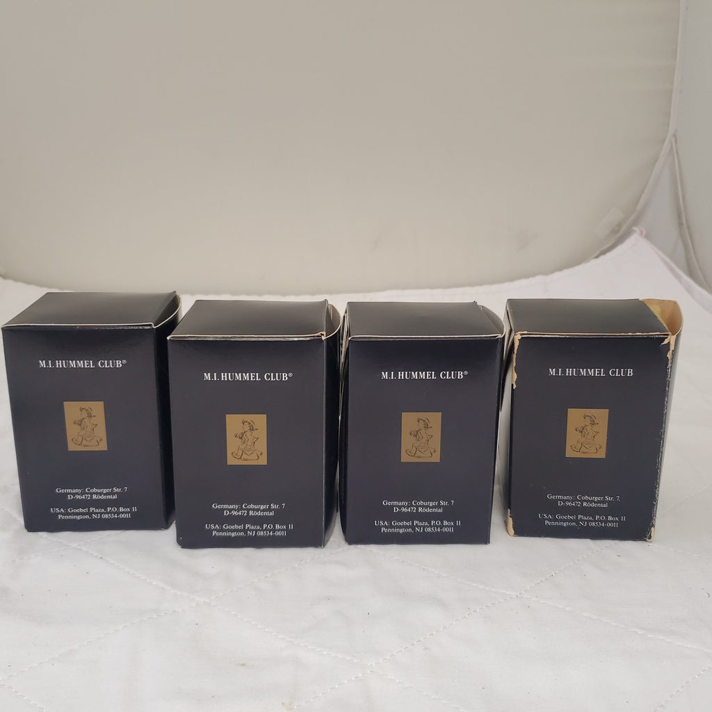 Lot of 4 Various Vintage Goebel MI Hummell Club Figurines H-8