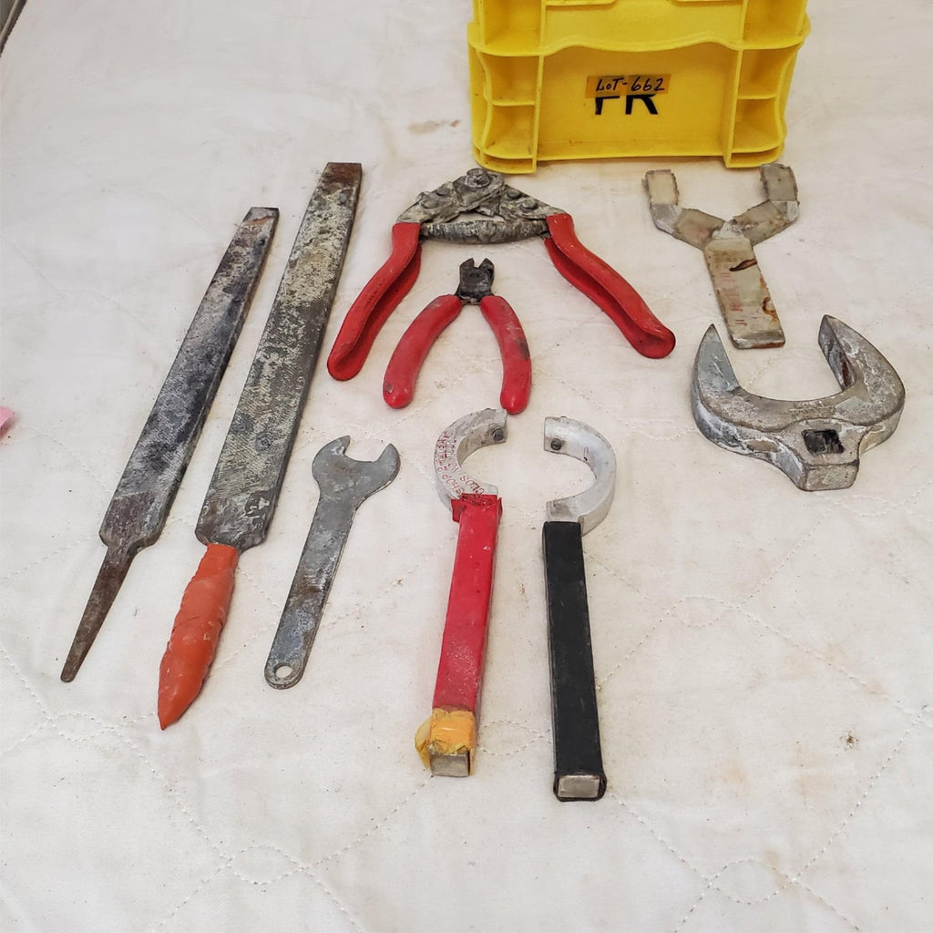 Lot of Assorted Pliers, Files, Crowsfoot Wrench & other Tools LOT-662