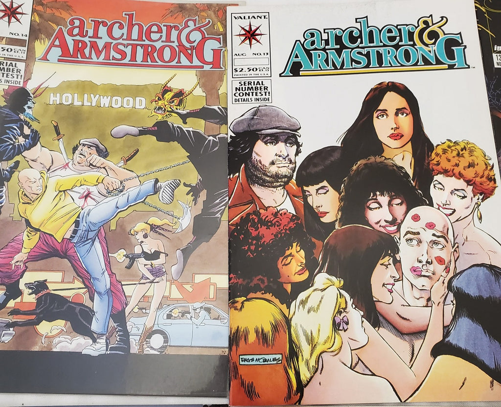 Lot of 12 Archer & Armstrong Backlash Marvel & Other Comic Books #17