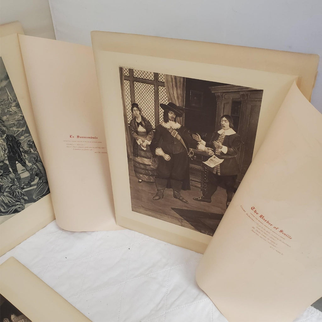 Lot of Antique Vintage Photogravure  Steeple Davis Misc Artist Prints