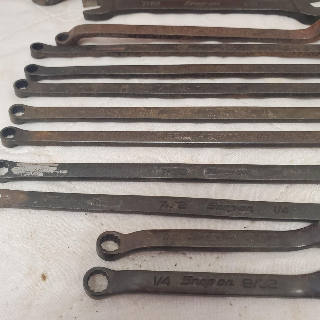 Lot of 13 Assorted Snap-On Box End Wrench & Other Wrenches LOT 533