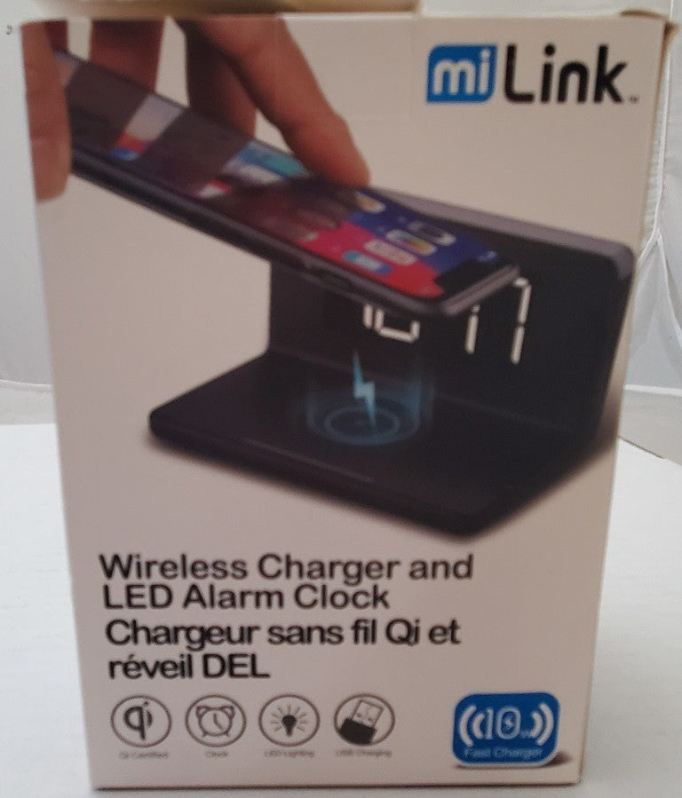 Mi-link Wireless Charger and LED Alarm Clock