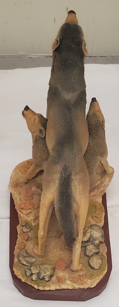 Estevez Creations Limited Wolves Wolf Autumn Lesson Made in Mexico Sculpture