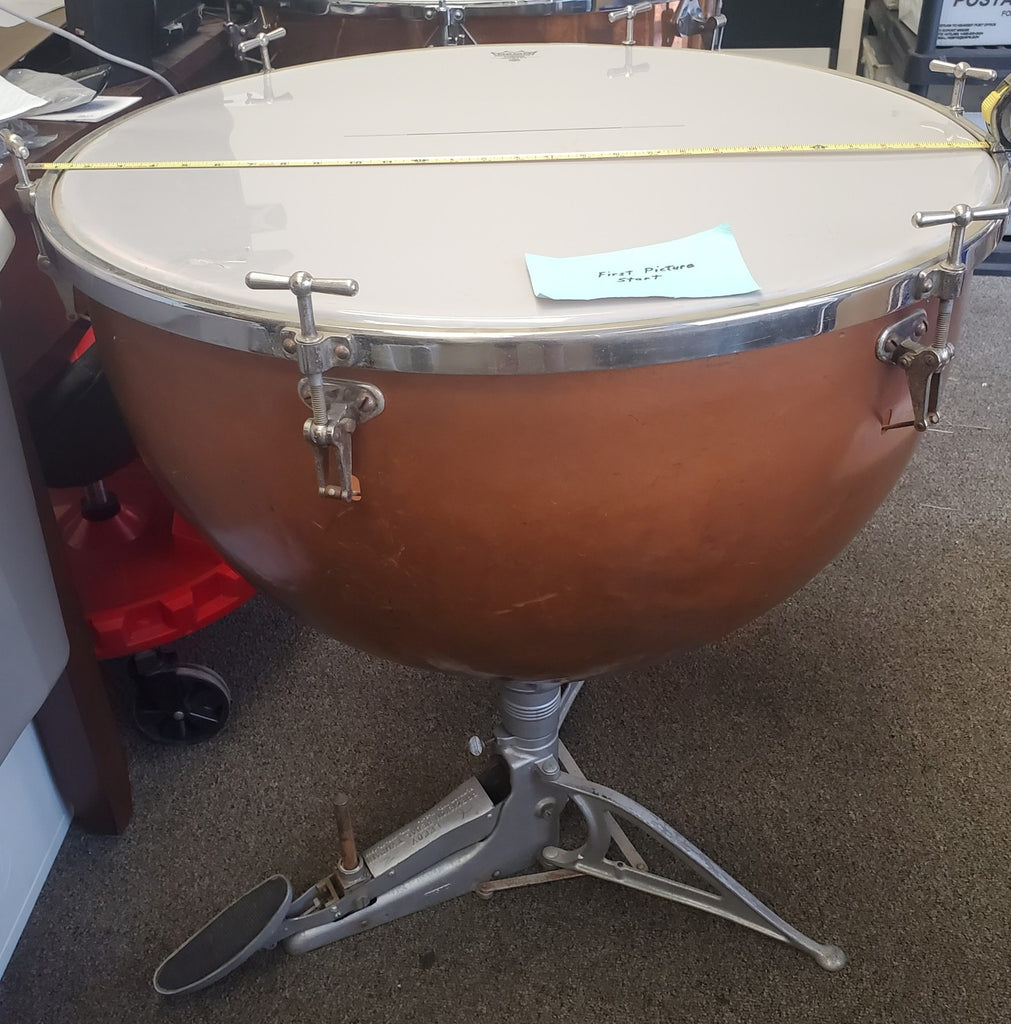Vintage Ludwig Timpani Drum with Leedy Precision Peddle 1