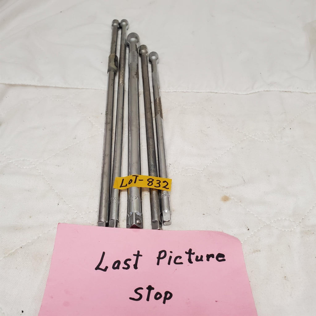 Lot of 5 Snap-On Knurled Socket Extension Bar LOT-832