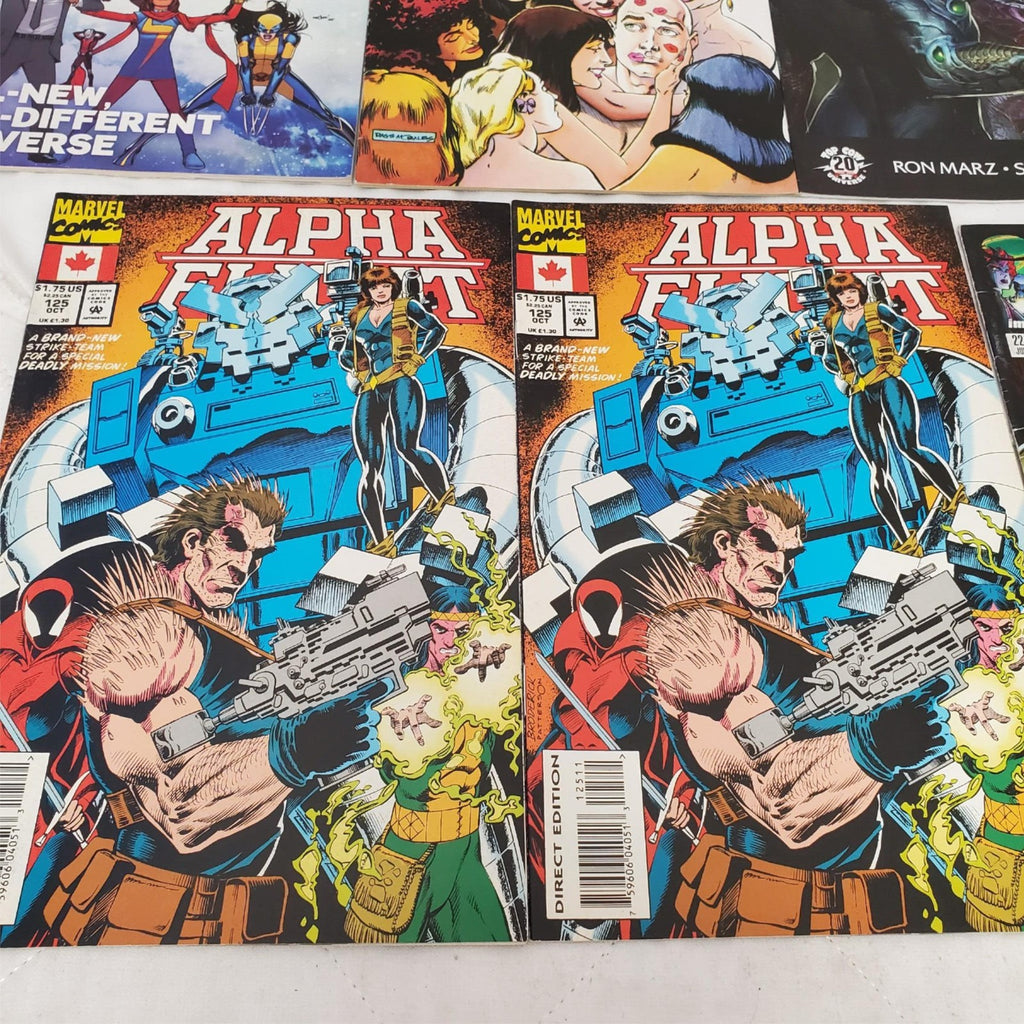 Lot of 7 Archer & Armstrong Artifacts Backlesh & Other Marvel Comic Books #24