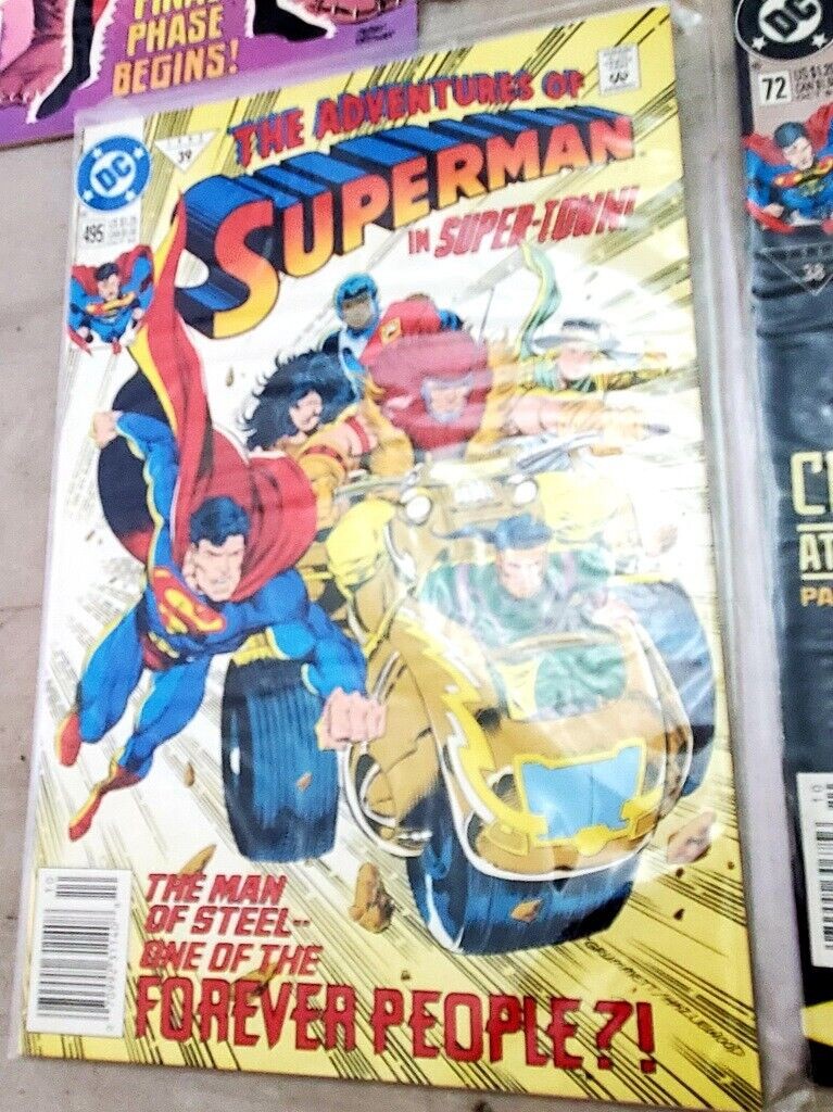 DC Comics Lot Giant Superman 11 | Powerless Superman in Super-Town Superman