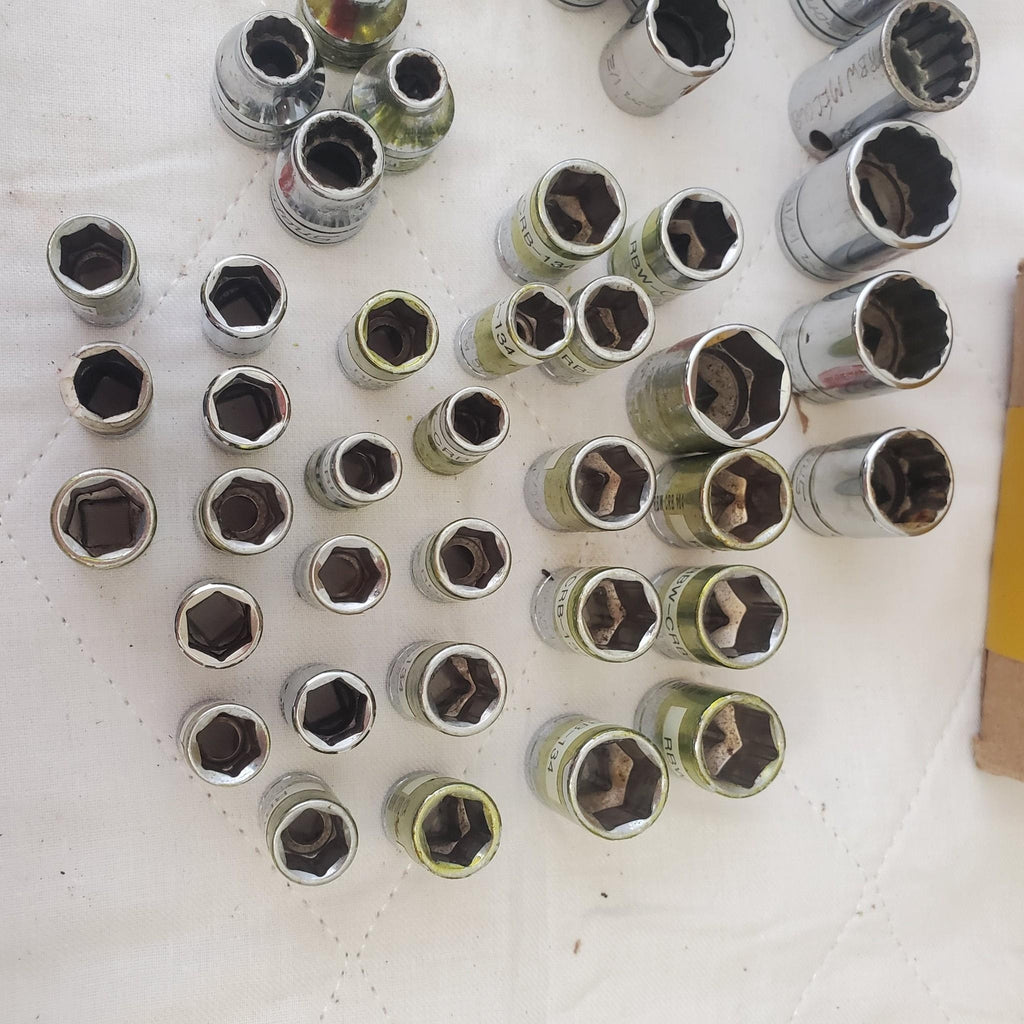 Lot of Snap-On Assorted Various Drive Sockets LOT 496